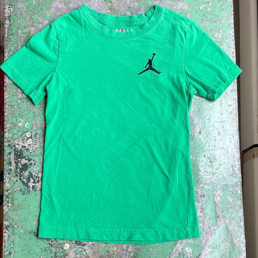 Jordan Kids Vibrant Green Tee